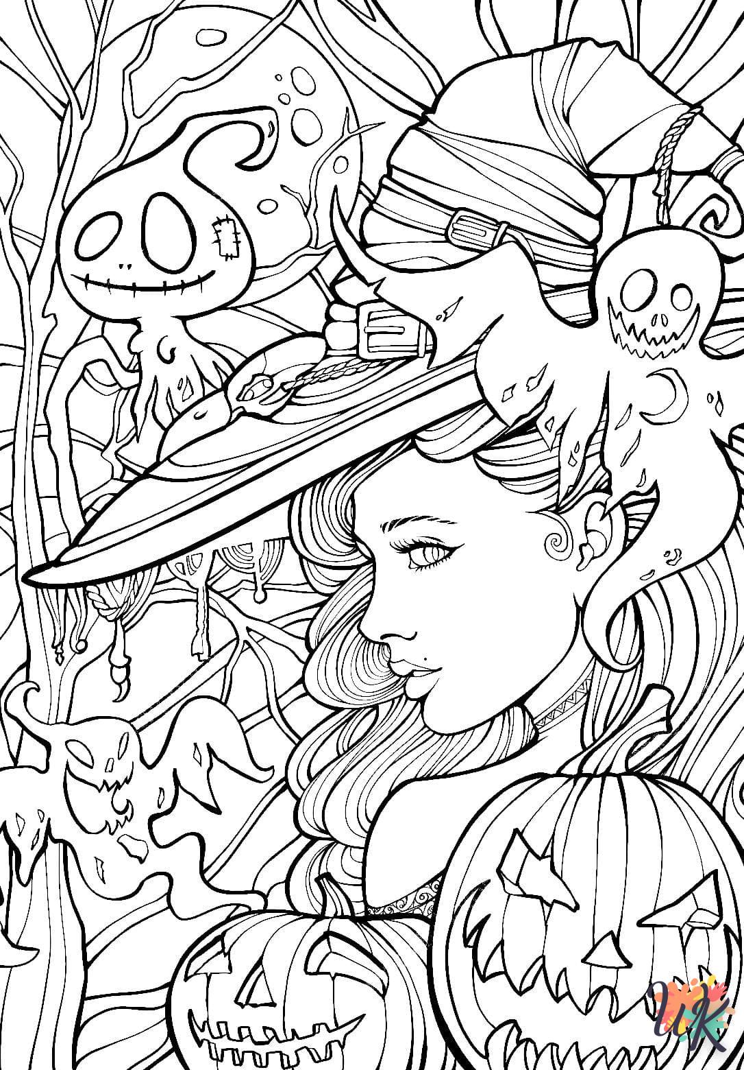 Strega 74 Disegni da Colorare Strega 72